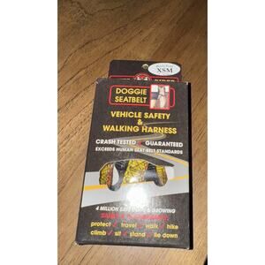 Ruff Rider Canine Dog Vehicle Restraint Multi Use Harness Size XSM 7-12 lbs New